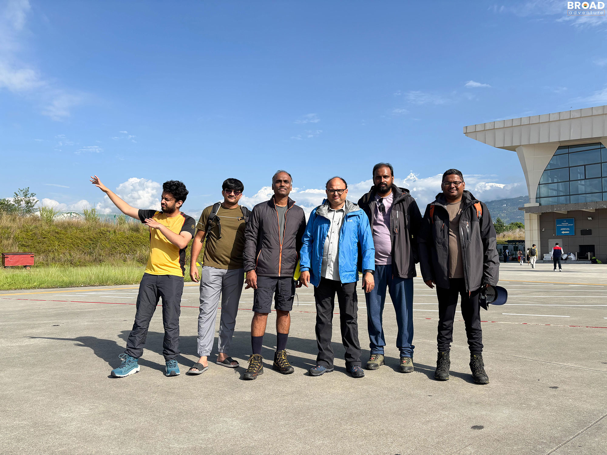 Trekkers are ready for Annapurna Base Camp Trek 